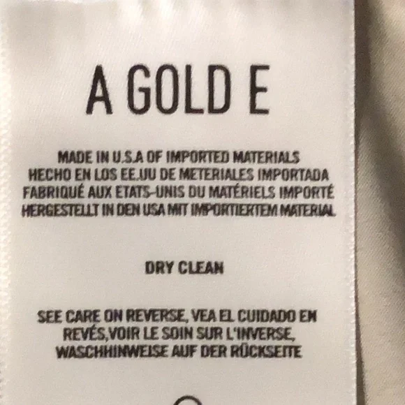 Free People AGOLDE Women's Size 10 Toast Color Recycled Leather Bland Shorts - Picture 12 of 14